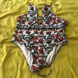 One piece bathing suit